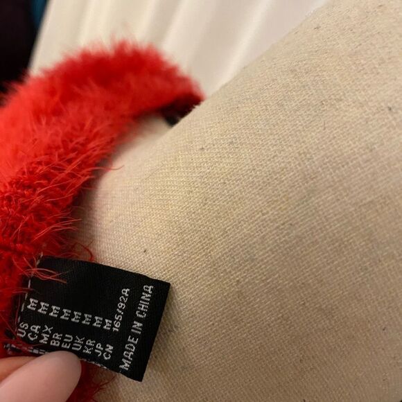 Coca-Cola vintage teddy bear red sweater, M - Picture 4 of 7